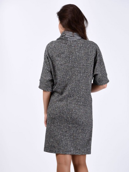 Платье мод. 1445-1 цвет Серый