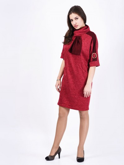 Платье мод. 1445-1 цвет Красный