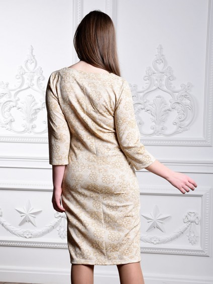 Платье мод. 1482-3 цвет Молочный
