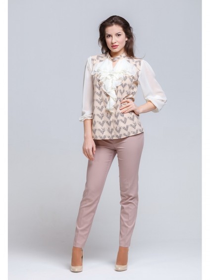 Блуза мод. 1522 цвет Молочный
