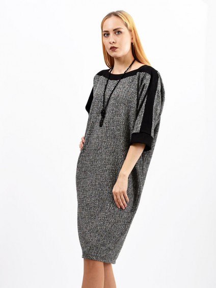 Платье мод. 1523-1 цвет Серый