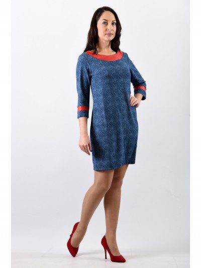 Платье мод. 1757 цвет Голубой