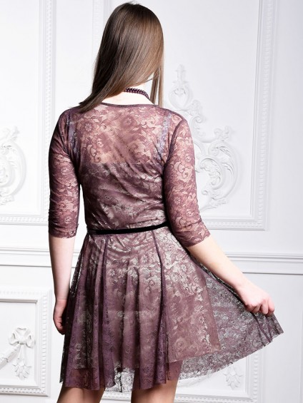 Платье мод. 1767 цвет Шоколадный