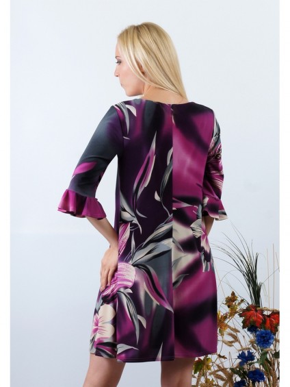 Платье мод. 1777 цвет Фиолетовый