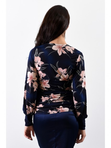 Блуза мод. 1811 цвет Цветы