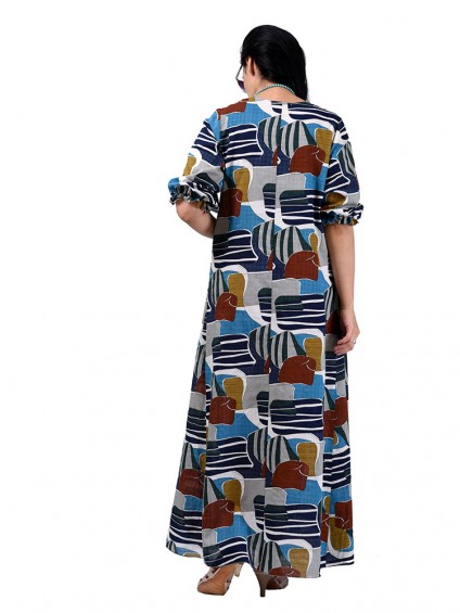 Платье мод. 2701-3 цвет Бирюзовый