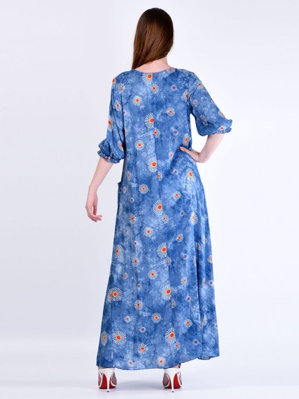 Платье мод. 2701-3 цвет Голубой