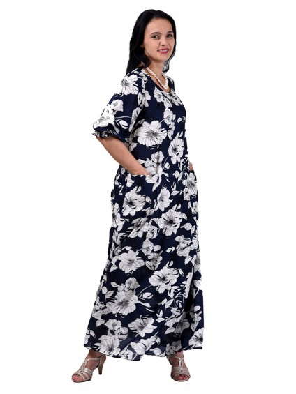 Платье мод. 2701-3 цвет Синий