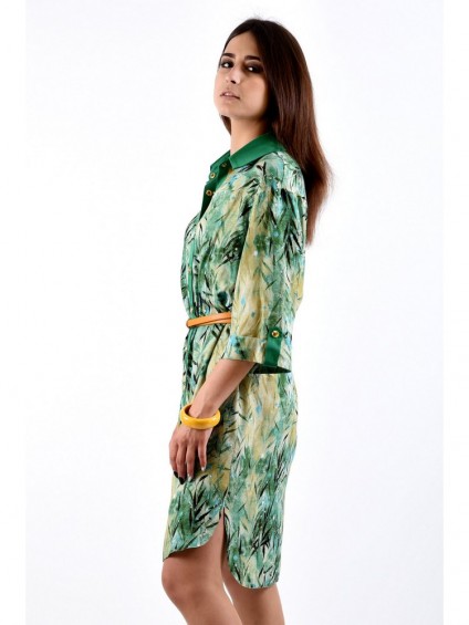 Платье мод. 3425 цвет Зеленый