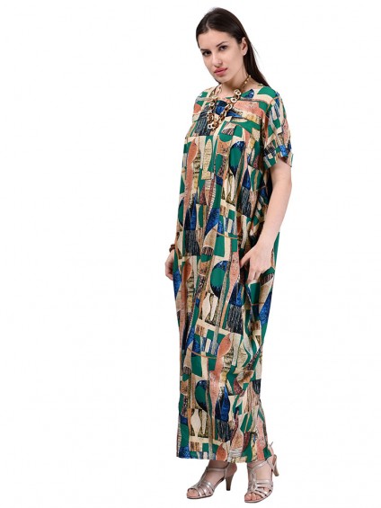 Платье мод. 3457 цвет Зеленый
