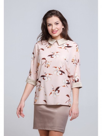 Блуза мод. 3502 цвет Розовый