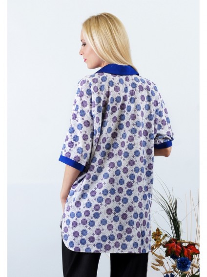 Блуза мод. 3506 цвет Синий