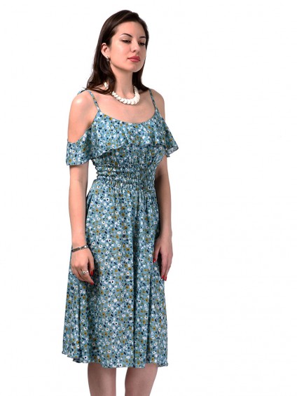 Сарафан мод. 3723 цвет Серо-голубой
