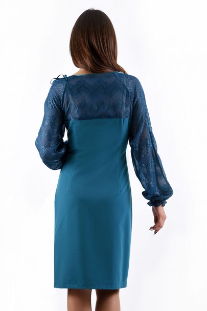Платье мод. 445 цвет Бирюзовый
