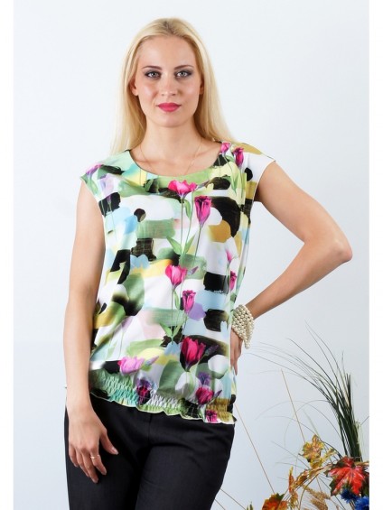 Блуза мод. 4501 цвет Зеленый
