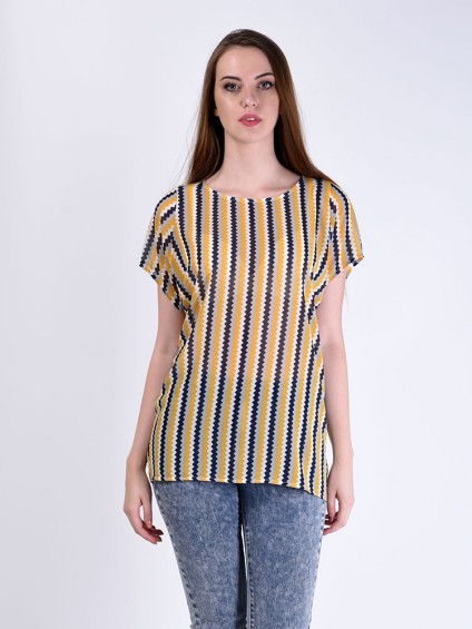 Блуза мод. 6402-1 цвет Горчичный