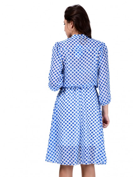 Платье мод. 6404 цвет Голубой