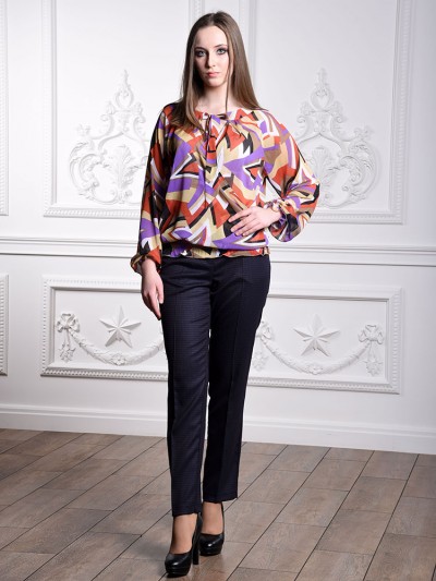 Блуза мод. 6501-1 цвет Терракотовый