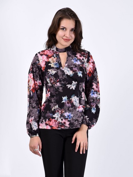 Блуза мод. 6507 цвет Черный