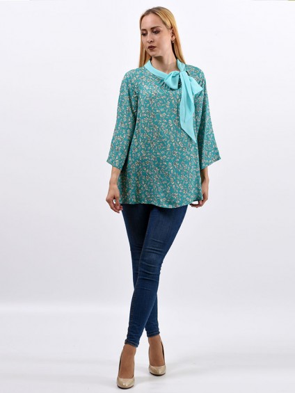 Блуза мод. 6514 цвет Мятный
